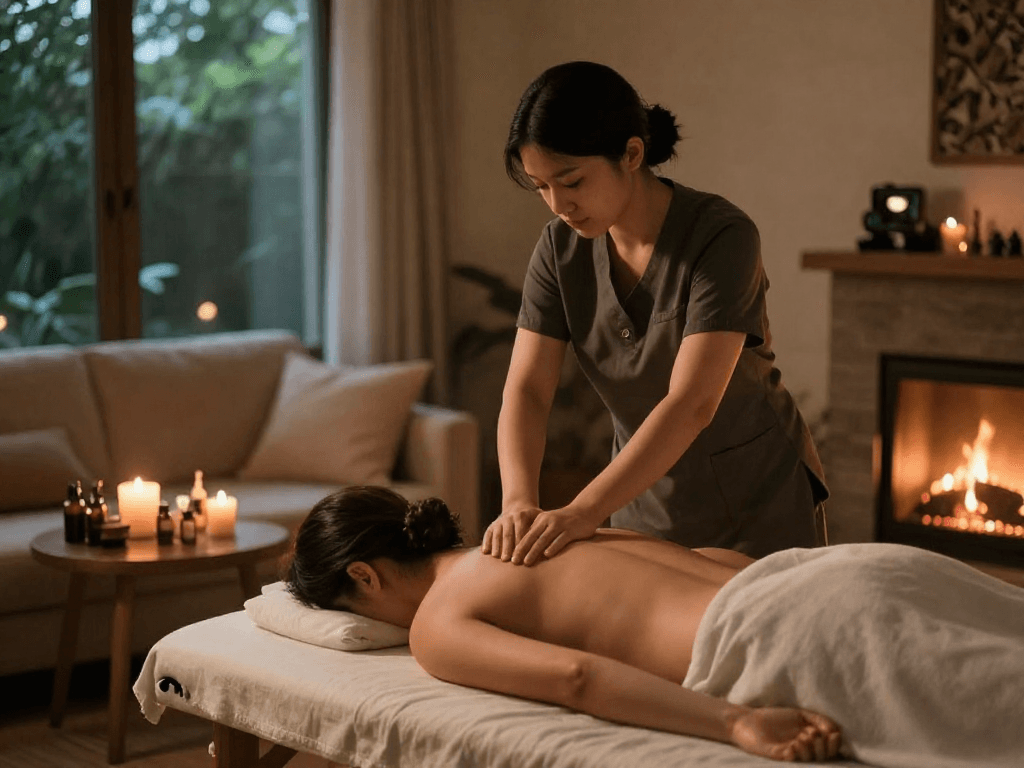 Enjoy a relaxing 일산출장안마 experience with a professional massage in a cozy home setting